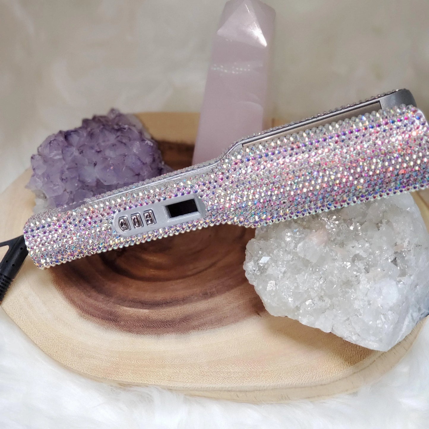 Lisseur Professionnel - RhinestoneStyler™ - Blanc - Beauté Créative