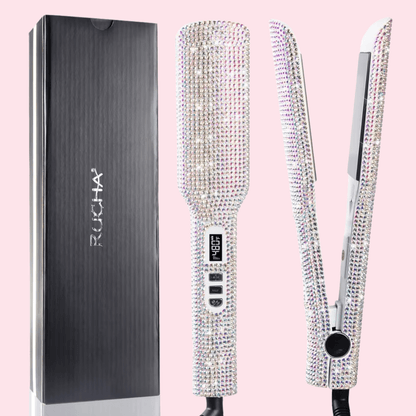 Lisseur Professionnel - RhinestoneStyler™ - Blanc - Beauté Créative