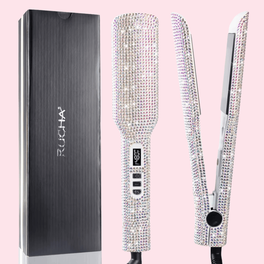 Lisseur Professionnel - RhinestoneStyler™ - Blanc - Beauté Créative