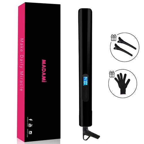 Lisseur Cheveux - HairStraightenerCurler™ - Noir - Beauté Créative