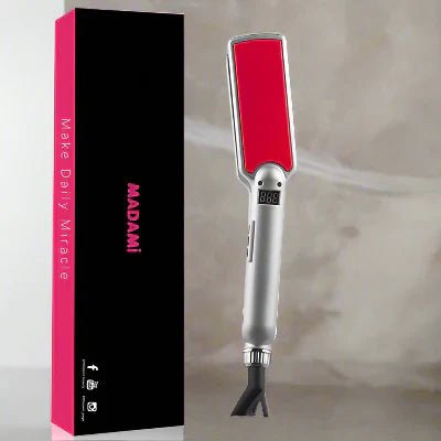 Lisseur Cheveux - HairStraightenerCurler™ - Argent Large - Beauté Créative