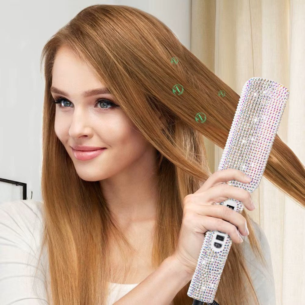 Lisseur Professionnel - RhinestoneStyler™ - Blanc - Beauté Créative