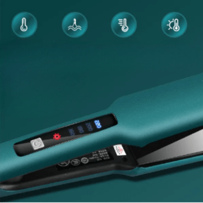 Lisseur Cheveux - HairStraightenerBrush™ - Vert - Beauté Créative