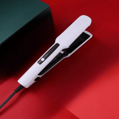 Lisseur Cheveux - HairStraightenerBrush™ - Blanc - Beauté Créative
