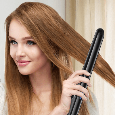 Lisseur Cheveux - HairStraightenerCurler™ - Noir - Beauté Créative