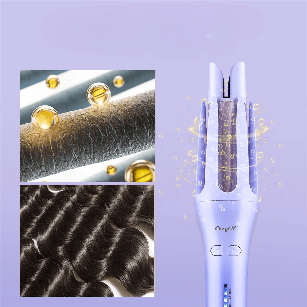 Boucleur cheveux - AutomaticHairCurler™ - Violet - Beauté Créative