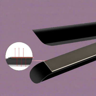 Lisseur Cheveux - HairStraightenerCurler™ - Noir - Beauté Créative